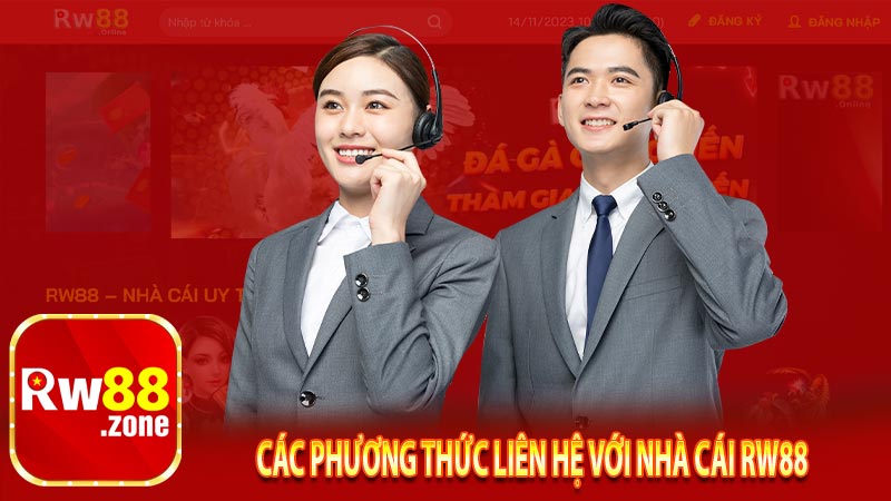 Các phương thức liên hệ với nhà cái RW88