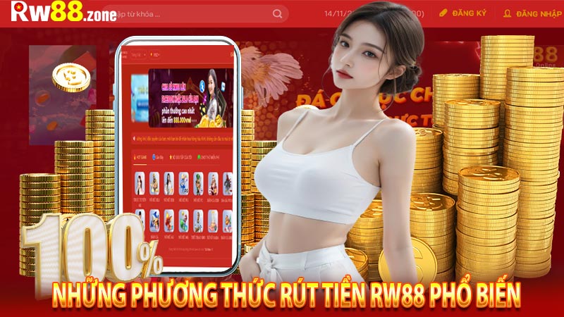 Những phương thức rút tiền RW88 phổ biến