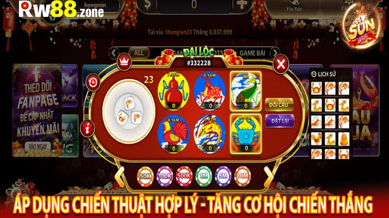 Áp dụng chiến thuật hợp lý - Tăng cơ hội chiến thắng
